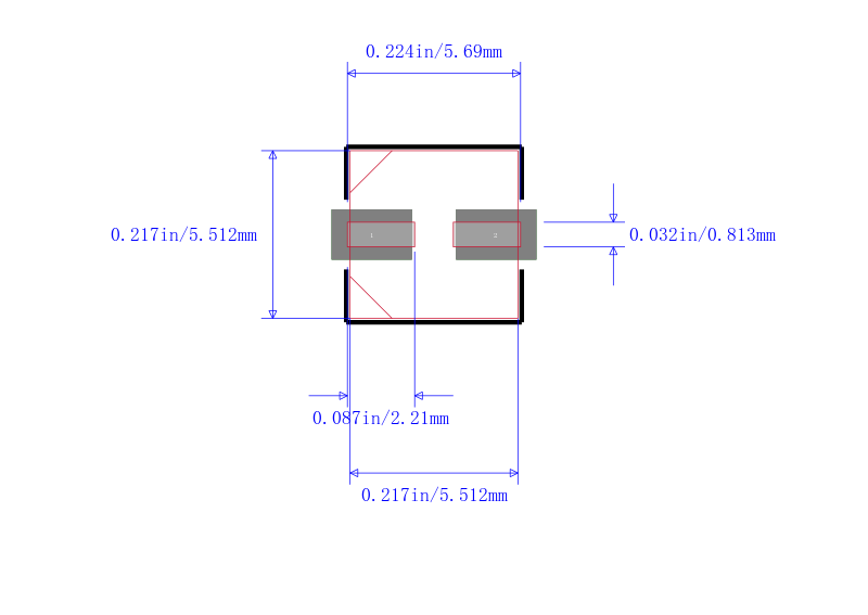 50TZV10M5X6.1封装图